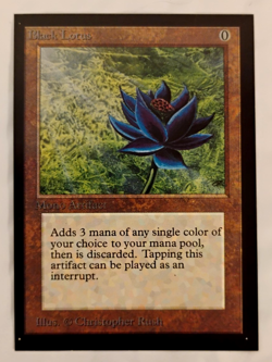 Black Lotus Collector's Edition 1993 MTG Magic The Gathering Near Mint NM - Image 1