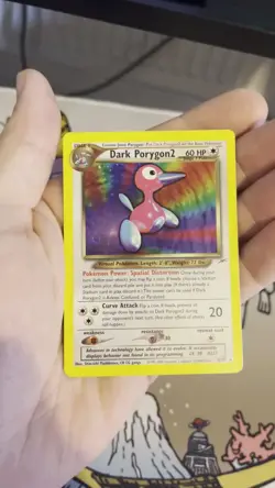 Pokemon Card Dark Porygon2 8/105 Neo Destiny Holo Rare LP with Swirl - Image 2