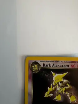 Dark Alakazam 1/82 1st Edition Holo Rare Team Rocket Pokemon Card - Image 5