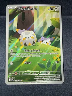 Pokemon TCG Togedemaru 104/094 Phantasmal Flames Illustration Rare Holo - Image 1