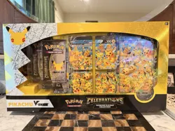 Pokemon Celebrations 25th Anniversary Pikachu V-union Premium Playmat Collection - Image 1