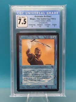 MTG Animate Artifact Limited Edition Beta Uncommon CGC 7.5 - Image 1