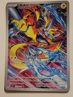 Zeraora 151/142 Illustration rare Pokemon Stellar Crown SV7 NM - Image 1