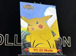 1999 - Topps Pokemon TV series - #TV2 Pikachu #25 - Blue Label - Holo - LP - Image 4
