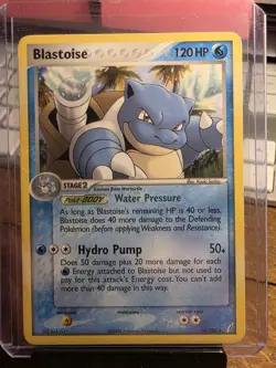 Pokemon Blastoise 014/100 EX Crystal Guardians Holo Rare 120 MP+ LP- English - Image 1