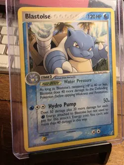 Pokemon Blastoise 014/100 EX Crystal Guardians Holo Rare 120 MP+ LP- English - Image 2