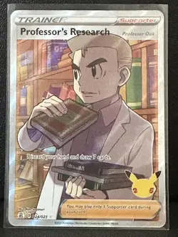 Professor's Research 024/025 Celebrations 25th Anniversary Holo SWSH Pokemon TCG - Image 1