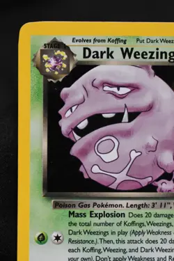 Dark Weezing 14/82 LP Team Rocket Holo Unlimited Pokemon TCG - Image 2