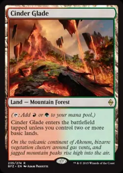 Cinder Glade - Light Play MTG Battle for Zendikar - Image 1
