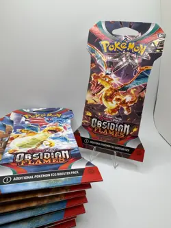 Pokemon TCG Scarlet & Violet Obsidian Flames Booster Pack with Charizard - Image 1