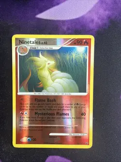 Ninetales 36/127 Pokemon TCG Platinum 2009 Reverse Holo Rare - LP/MP - Image 1