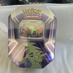Pokemon TCG: Tyranitar Triple Whammy Collectors Tin - Factory Sealed - Image 1