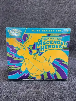 POKEMON 10-10315-101 Pokemon TCG: Mega Evolution Ascended Heroes, Worn Box - Image 1