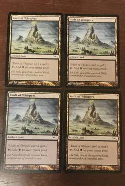 Vault of Whispers X4 Playset - LP to NM - Mirrodin - MTG Magic the Gathering - Image 1