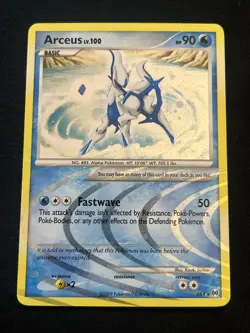 Pokemon TCG Arceus AR4 Arceus Holo (Water) NM - Image 1