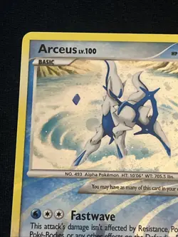 Pokemon TCG Arceus AR4 Arceus Holo (Water) NM - Image 5