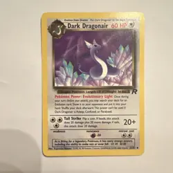 Pokemon Dark Dragonair Uncommon Regular 33/82 Team Rocket 60 HP English - Image 1