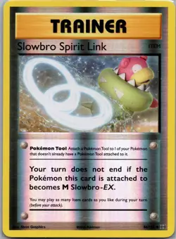 Slowbro Spirit Link 86/108 Uncommon Evolutions Pokemon Reverse Holo Near Mint - Image 1
