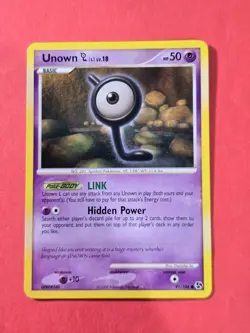 2008 Pokemon Diamond and Pearl Great Encounters #91 Unown L, C, NF/H, cd2 - Image 1