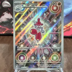 Pokemon Medicham Full Art Holo Illustration Rare 241/217 Ascended Heroes - Image 1