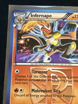 Infernape Full Holo 17/135 Pokemon Plasma Storm - Image 5