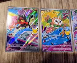 Rowlet, Litten, and Popplio First Partner Promos - MEP 043, 044, 045 Pokemon TCG - Image 4