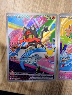 Rowlet, Litten, and Popplio First Partner Promos - MEP 043, 044, 045 Pokemon TCG - Image 5