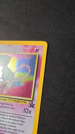 Mew HOLO FOIL Black Star Movie WOTC Promo 9 Pokemon TCG Holographic - NM - Image 3