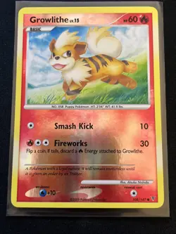 Pokemon TCG Growlithe Reverse Holo 108/147 Supreme Victors - Image 1
