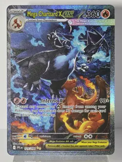 Pokemon TCG Mega Charizard X ex 125/094 Phantasmal Flames Holo SIR NM - Image 1