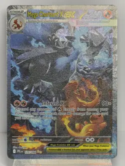 Pokemon TCG Mega Charizard X ex 125/094 Phantasmal Flames Holo SIR NM - Image 3