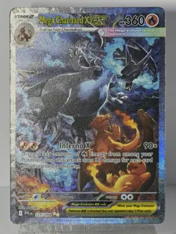 Pokemon TCG Mega Charizard X ex 125/094 Phantasmal Flames Holo SIR NM - Image 5
