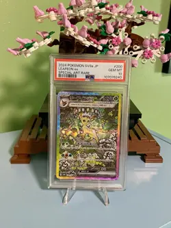 Leafeon ex #200 - Japanese Pokemon Terastal Festival SAR - PSA 10 - Image 1