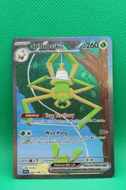 Pokemon Scarlett Violet SPIDOPS EX 243/198 Special Illustration Rare - Image 1