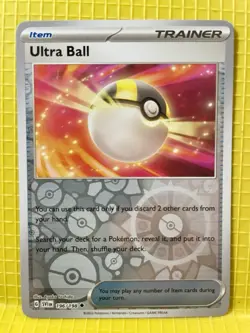 Ultra Ball - Scarlet & Violet - Reverse Holo - 196/198 - Pokemon TCG English - Image 1