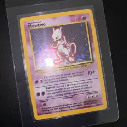 Pokemon TCG Mewtwo Base Set 10/102 Holo Unlimited Holo Rare - Uncirculated LP - Image 4