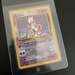 Pokemon TCG Mewtwo Base Set 10/102 Holo Unlimited Holo Rare - Uncirculated LP - Image 5