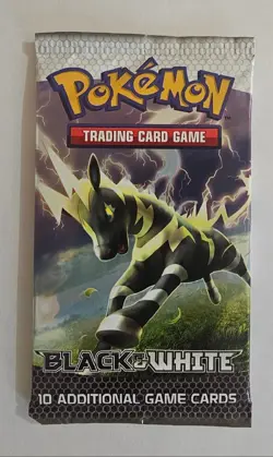 ⚡ Pokemon Black & White Booster Pack – Zebstrika Artwork – Sealed ⚡ - Image 1