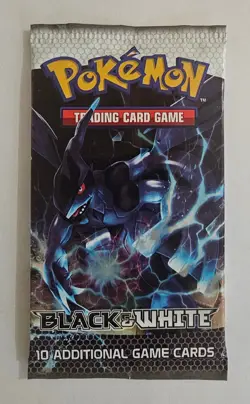 ⚡ Pokemon Black & White Booster Pack – Zekrom Artwork – Sealed ⚡ - Image 1