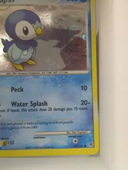 Piplup 93/130 - Cosmos Holo- Pokemon Diamond & Pearl W/ Swirl - Image 5