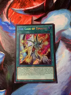 Yugioh The Gaze Of Timaeus MZMU-EN013 - Secret Rare - 1st Edition NM - Image 1