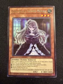 Yu-gi-oh TCG Phantom Revenge PHRE-EN043 Ghost Belle And Haunted Mansion Rare NM - Image 1