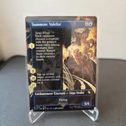 MTG Summon: Valefor 197 Borderless Regular Rare Final Fantasy FIC - Image 1