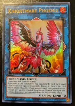 Knightmare Phoenix RA03-EN042 1st Ed Ultra Rare Quarter Century Bonanza Yu-Gi-Oh - Image 1