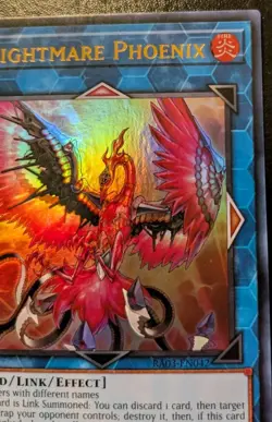 Knightmare Phoenix RA03-EN042 1st Ed Ultra Rare Quarter Century Bonanza Yu-Gi-Oh - Image 3