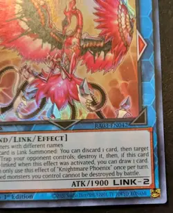 Knightmare Phoenix RA03-EN042 1st Ed Ultra Rare Quarter Century Bonanza Yu-Gi-Oh - Image 5