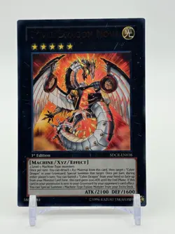 Yu-Gi-Oh! Cyber Dragon Nova Ultra Rare 1st Edition SDCR-EN038 NM / VLP - Image 1