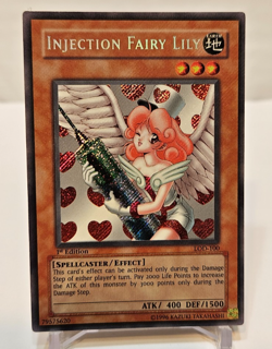 Injection Fairy Lily LOD-100 Secret Rare 1st Edition Yugioh 1610 - Image 1