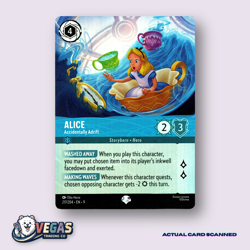 Alice - Accidentally Adrift Epic Holofoil Fabled 217/204 NM Disney Lorcana - Image 1