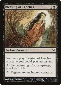 2x Blessing of Leeches Betrayers of Kamigawa LP MTG - Image 1